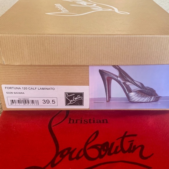 *SOLD* CHRISTIAN LOUBOUTIN FORTUNA 120 PLATFORM - Picture 5 of 5